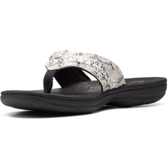 Clarks - Womens Breeze Sea Sandals, size 9 US womens, color black. - Picture 1 of 5